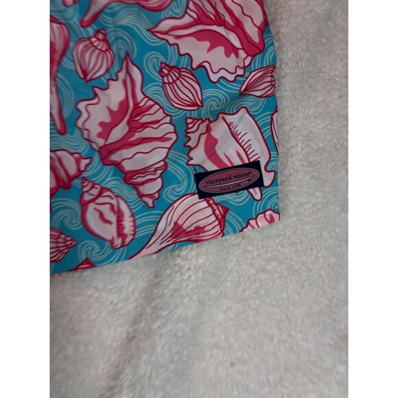 Mens Tropical Seashell Print Swim Trunks With Elastic Waist & Drawstring xl - Picture 14 of 16